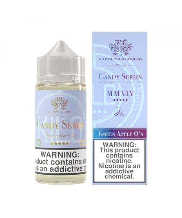 Green Apple O's by Kilo Candy Series 100ml