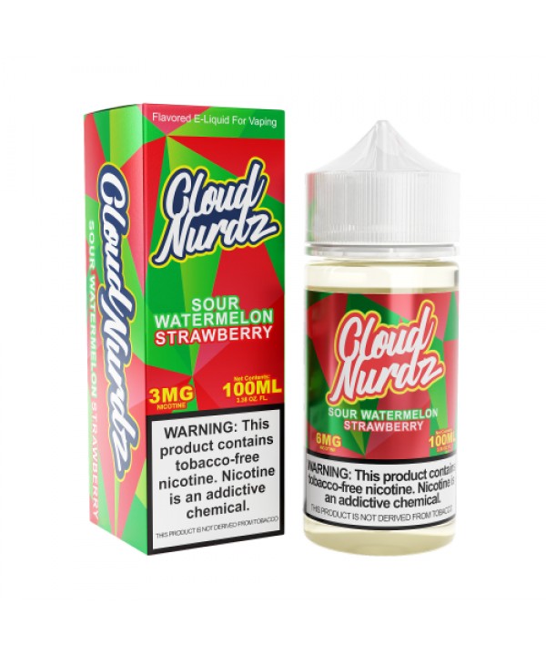 Sour Watermelon Strawberry by Cloud Nurdz 100ml