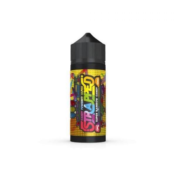 Strapped E Liquid Super Rainbow Candy 100ml Shortf...