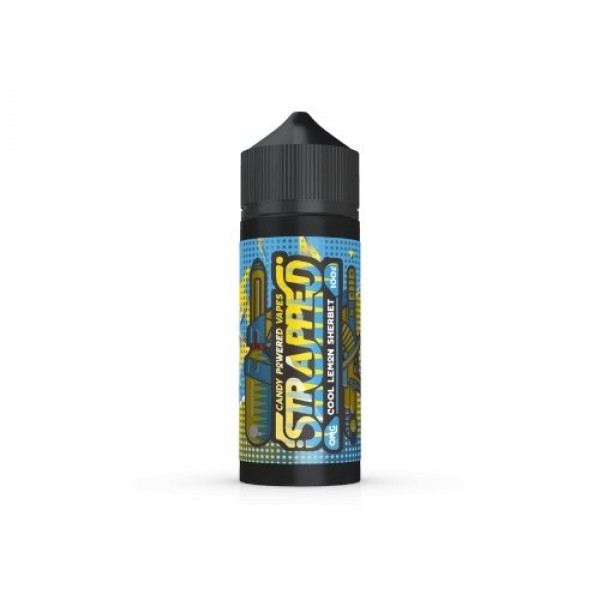 Strapped E Liquid Cool Lemon Sherbet 100ml Shortfi...