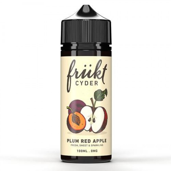 Plum Red Apple Frukt Cider 100ml Shortfill E-liqui...